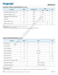 WP934SA/3YD Datasheet Page 2