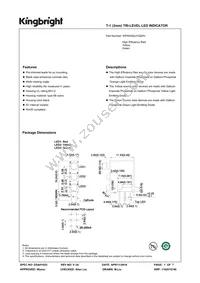 WP934SA/IYGD5V Datasheet Cover