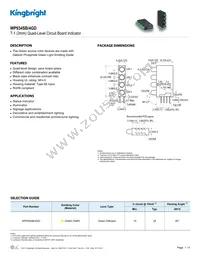 WP934SB/4GD Datasheet Cover