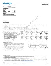 WP934SB/4GD Datasheet Page 4