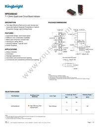 WP934SB/4ID Datasheet Cover