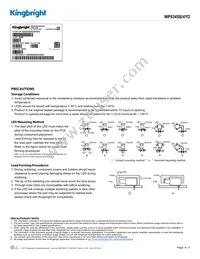 WP934SB/4YD Datasheet Page 4