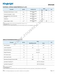 WP937EGW Datasheet Page 2