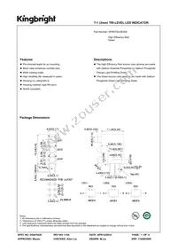 WP937SA/3EGW Datasheet Cover