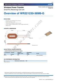 WR221230-36M8-G Datasheet Page 2