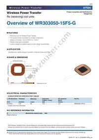 WR303050-15F5-G Datasheet Page 2