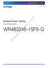 WR483245-15F5-G Datasheet Cover