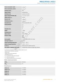 WSE12-3P2431 Datasheet Page 3