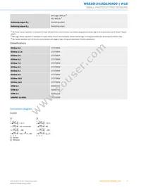 WSE16I-24162100A00 Datasheet Page 5