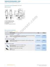 WSE16I-24162100A00 Datasheet Page 8