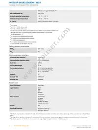 WSE16P-1H162100A00 Datasheet Page 4
