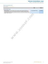 WSE16P-24162100A00 Datasheet Page 9