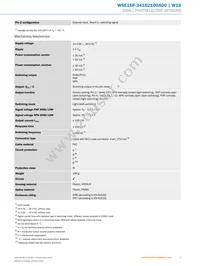 WSE16P-34162100A00 Datasheet Page 3