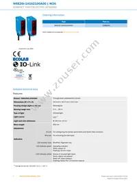 WSE26I-1H162100A00 Datasheet Page 2