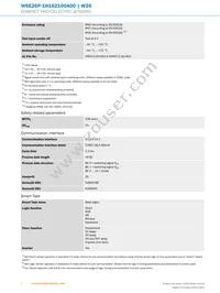 WSE26P-1H162100A00 Datasheet Page 4