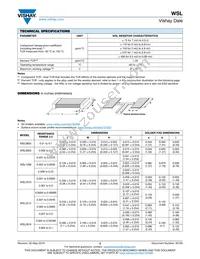WSL2816R0650FEH Datasheet Page 2