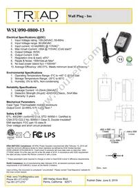 WSU090-0800-13 Datasheet Cover