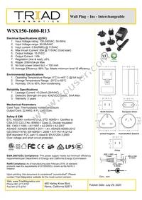 WSX150-1600-R13 Datasheet Cover