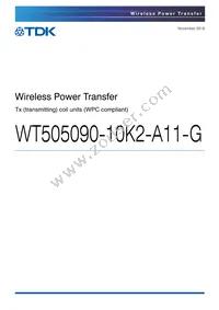 WT505090-10K2-A11-G Datasheet Cover