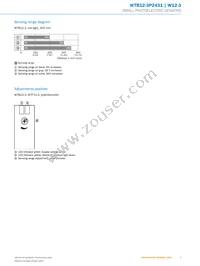 WTB12-3P2431 Datasheet Page 5