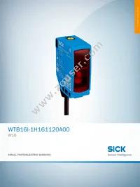 WTB16I-1H161120A00 Datasheet Cover