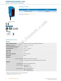 WTB16I-34161120A00 Datasheet Page 2