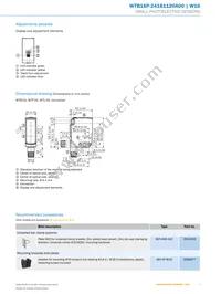 WTB16P-24161120A00 Datasheet Page 7