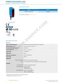 WTB26I-1H161120A00 Datasheet Page 2