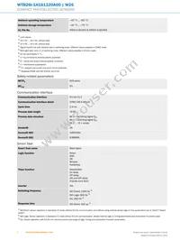 WTB26I-1H161120A00 Datasheet Page 4