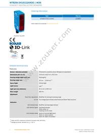 WTB26I-24161120A00 Datasheet Page 2