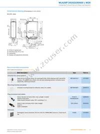 WTB26P-1H161120A00 Datasheet Page 11