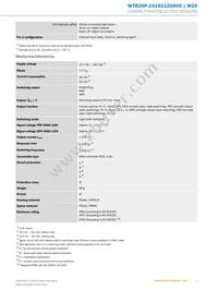 WTB26P-24161120A00 Datasheet Page 3