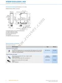 WTB26P-24161120A00 Datasheet Page 8