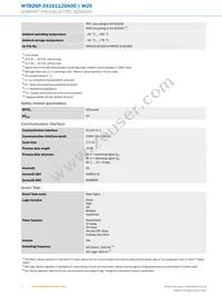 WTB26P-34161120A00 Datasheet Page 4