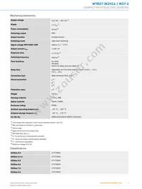 WTB27-3E2411 Datasheet Page 3