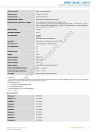 WTB27-3R2611 Datasheet Page 3