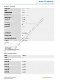 WTB2S-2P3251 Datasheet Page 3