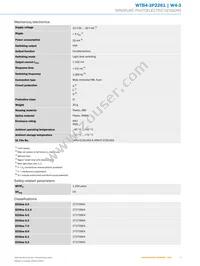 WTB4-3P2261 Datasheet Page 3