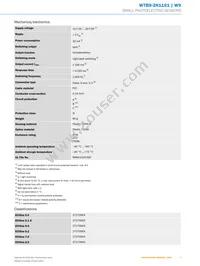 WTB9-3N1161 Datasheet Page 3