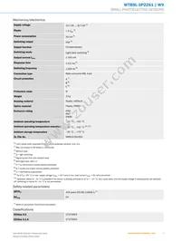 WTB9L-3P2261 Datasheet Page 3