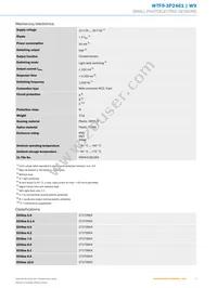 WTF9-3P2461 Datasheet Page 3