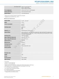 WTL16P-24161120A00 Datasheet Page 3