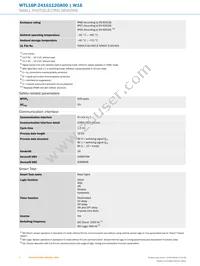 WTL16P-24161120A00 Datasheet Page 4