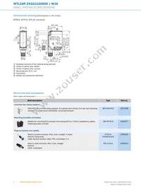 WTL16P-24161120A00 Datasheet Page 8