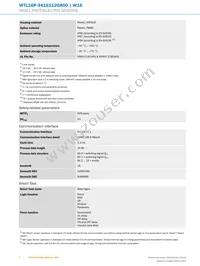 WTL16P-34161120A00 Datasheet Page 4