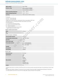 WTS16P-1H161120A00 Datasheet Page 4