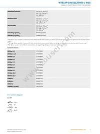 WTS16P-1H161120A00 Datasheet Page 5