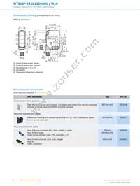 WTS16P-24161120A00 Datasheet Page 8