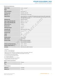 WTS16P-2416112BA00 Datasheet Page 3