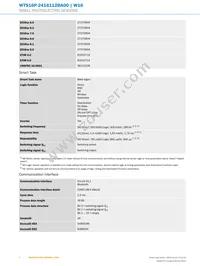 WTS16P-2416112BA00 Datasheet Page 4